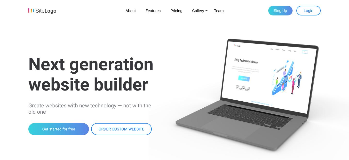 Designer at desk planning a website layout
